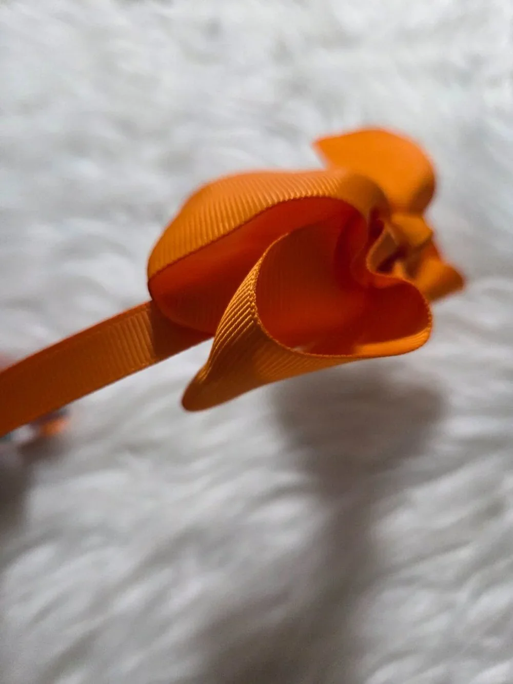 Orange Bow Headband